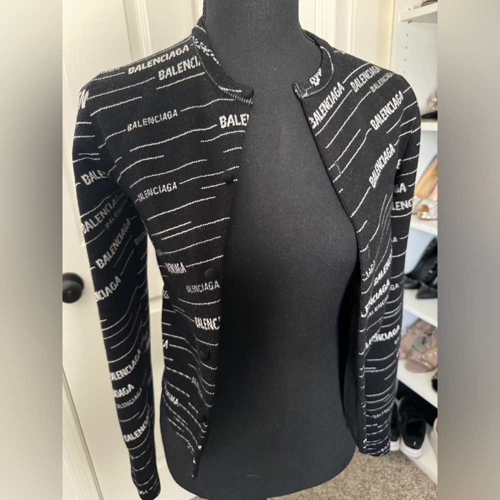 Balenciaga wool cardigan